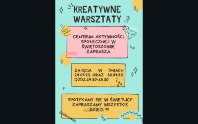 KREATYWNE WARSZTATY