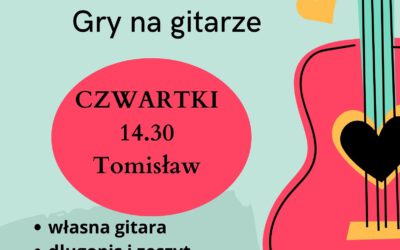 Zajęcia z nauki gry na gitarze